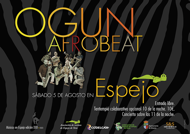 ESPEJO 2023 Concierto sábado 5 de agosto Ogun Afrobeat P
